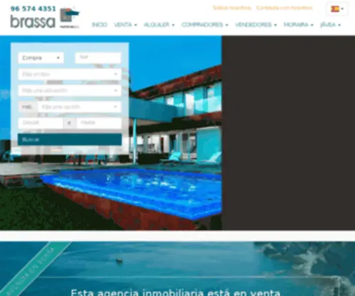 Brassa.com(Moraira property for sale) Screenshot