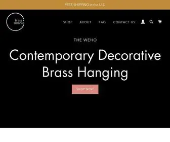 Brassandbalance.com(Brass and Balance) Screenshot