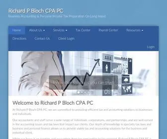 Brassandbloch.com(Richard P Bloch CPA PC) Screenshot