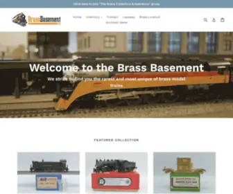 Brassbasement.com(Adam's Brass Basement) Screenshot