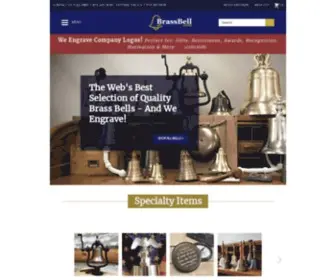 Brassbell.com(Large assortment of brass bells including ship) Screenshot