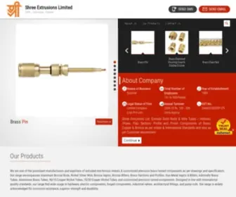 Brassbronzecomponents.com(Shree Extrusions Limited) Screenshot