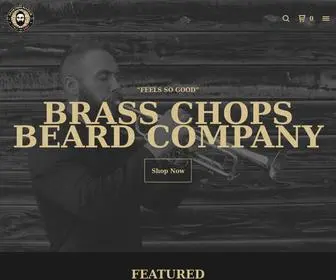 Brasschopsbeard.com(All Natural & Organic) Screenshot