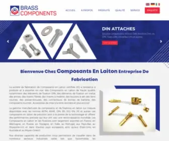 Brasscomponents.fr(Composants en Laiton) Screenshot