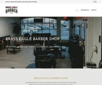 Brasseaglebarbershop.com(Brass Eagle Barber Shop in Mount Laurel) Screenshot