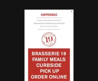 Brasserie19.com(Best food houston) Screenshot