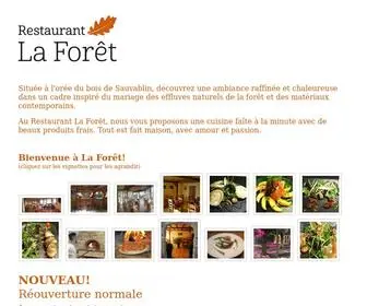 Brasseriedelaforet.com(Restaurant) Screenshot