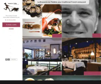 Brasseriedutheatre-78100.com(Restaurant Saint) Screenshot