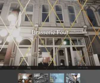 Brasseriefour.com(Brasserie Four) Screenshot