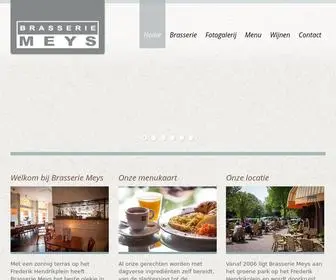 Brasseriemeys.nl(Brasserie Meys) Screenshot