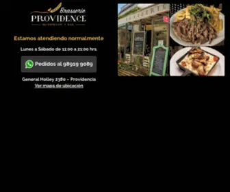 Brasserieprovidence.cl(Restaurante Cocina Francesa Casera en General Holley Providencia) Screenshot