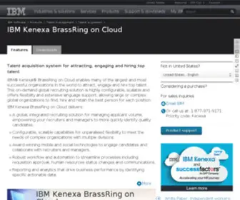 Brassring.com(IBM Kenexa BrassRing on Cloud) Screenshot