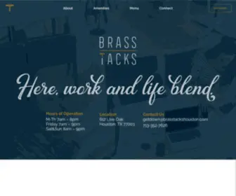 Brasstackshouston.com(An inspiring place where work and life blend) Screenshot