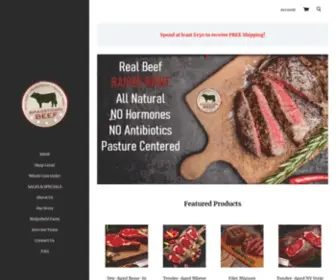 Brasstownbeef.com(Brasstown Beef) Screenshot