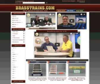 Brasstrains.com(Brass Model Trains for HO Scale Collectors) Screenshot