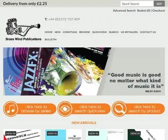 Brasswindpublications.co.uk(Printed brass music solos ensemble woodwind music books) Screenshot