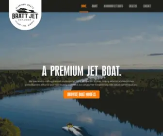 Brattjet.ca(Aluminum Jet Boats) Screenshot