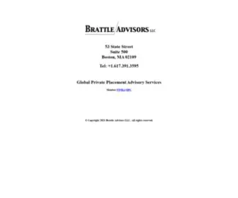 Brattleadvisors.com(Brattle Advisors) Screenshot