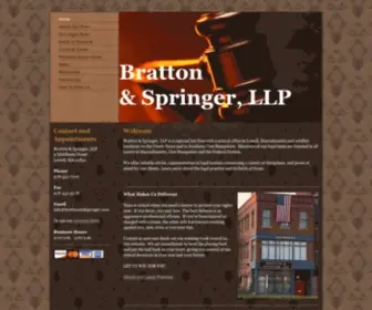 Brattonandspringer.com(Bratton & Springer) Screenshot