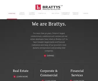 Bratty.com(Brattys LLP) Screenshot