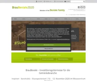 Brau-Beviale.de(Fachmesse für Produktion und Vermarktung von Getränken) Screenshot