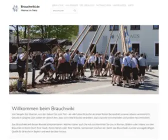 Brauchwiki.de(Deine Heimat im Netz) Screenshot