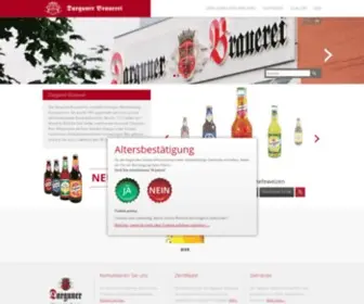 Brauerei-Dargun.de(The Darguner Brauerei) Screenshot