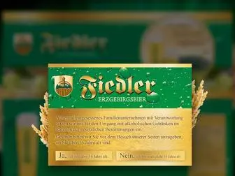 Brauerei-Fiedler.de(Orgelpfeifenbräu) Screenshot