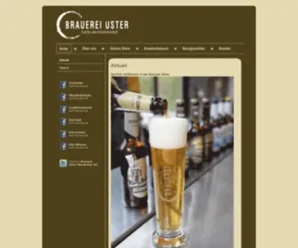 Braukultur.ch(Brauerei Uster) Screenshot