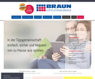 Braun-Lotto-Service.de(Braun Lotto) Screenshot