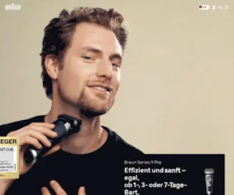 Braun.de(Produkte für Haarentfernung) Screenshot
