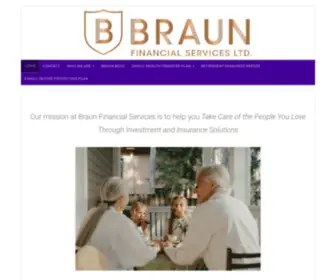 Braunfinancial.com(Braun Financial Services) Screenshot