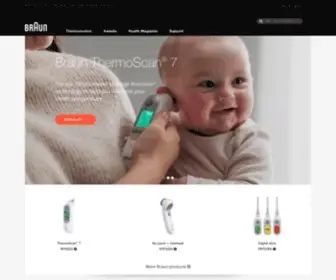 Brauntherms.com(Braun Thermometers (NL)) Screenshot