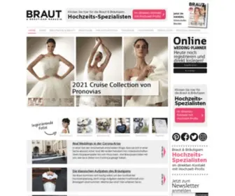 Brautmagazin.de(Alles für die Hochzeit und Trauung) Screenshot