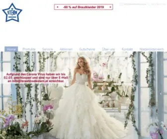 Brautmodestern.at(Brautmode und Abendmode in Wien) Screenshot