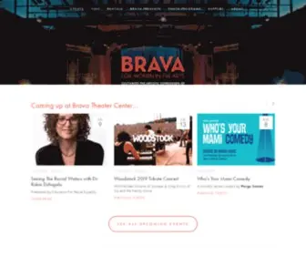 Brava.org(Brava for Women in the Arts) Screenshot