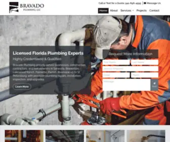 Bravadoplumbing.com(Bravado Plumbing LLC) Screenshot