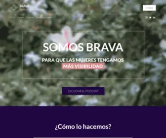 Bravasomos.com(BRAVA) Screenshot