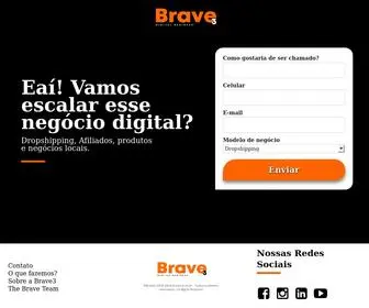 Brave3.com.br(Brave³) Screenshot