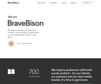 Bravebison.com(Brave Bison) Screenshot