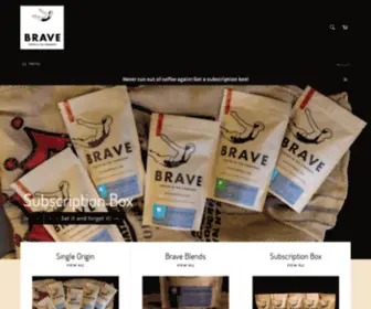 Bravecoffeeco.com(Brave Coffee & Tea) Screenshot