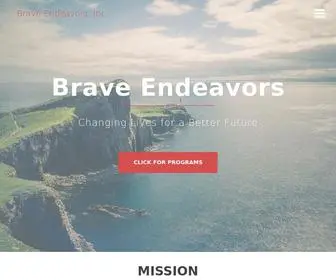 Braveendeavors.com(Brave Endeavors) Screenshot