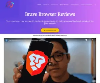 Braveinternetbrowser.com(Brave Browser) Screenshot