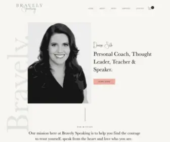 Bravelyspeaking.com(Denise Silk) Screenshot