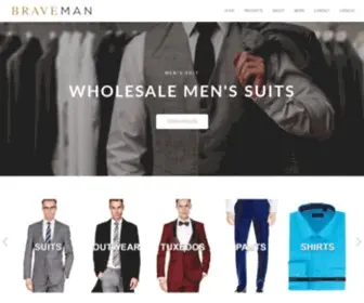 Bravemansuitingco.com(Bravemansuitingco) Screenshot