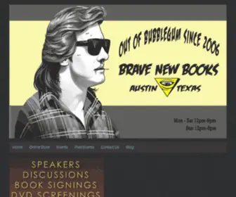 BravenewbookStore.com(Brave New Books) Screenshot