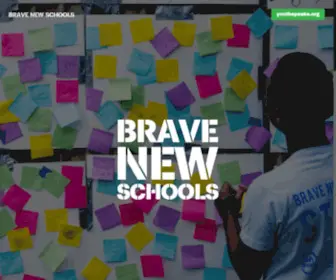 Bravenewschools.org(Brave New Schools) Screenshot