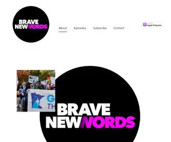 Bravenewwordspod.com(Words to Win By) Screenshot