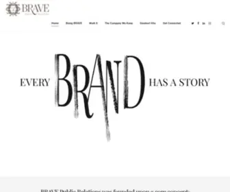 Bravepublicrelations.com(Atlanta Based Public Relations Firm) Screenshot