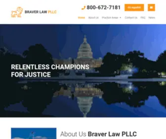 Braverlawfirm.com(Braver Law) Screenshot